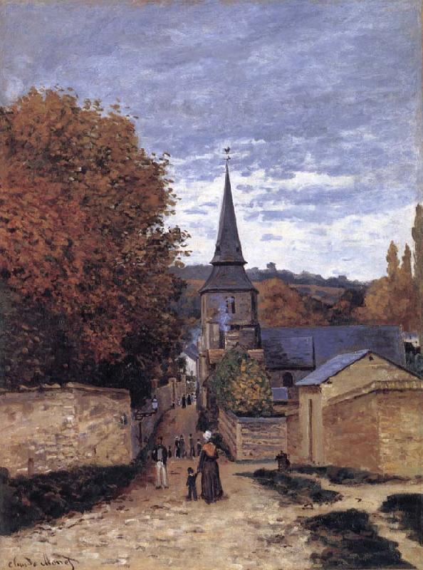 Claude Monet Street in Sainte-Adresse